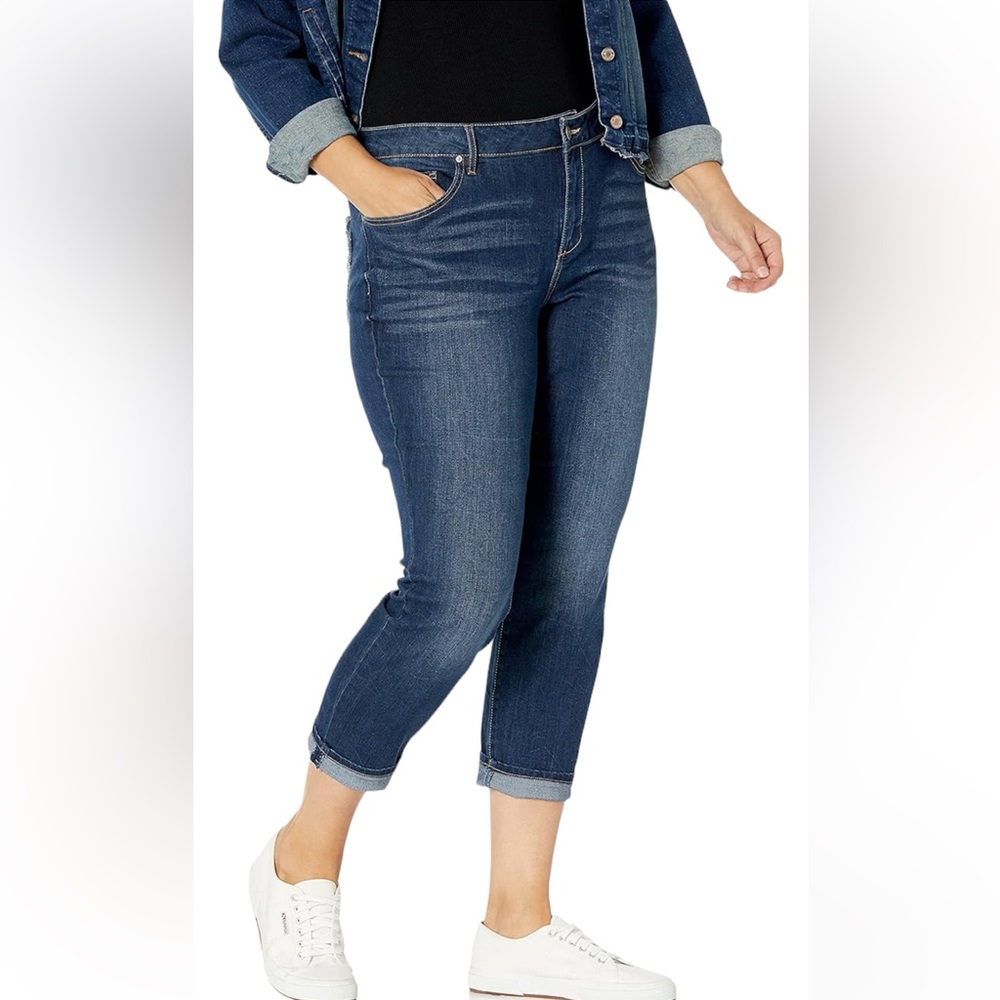 High Rise Straight Crop jeans - Picture 1 of 15